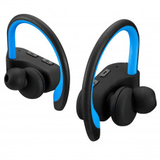 Amplify True Tunes Series Sports TWS earphones + Carry Case - Blue - AM-1118-BL