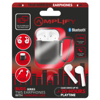 Amplify Buds Series True Wireless Earphones with Silicone Accessories - Black - AM-1119-BK