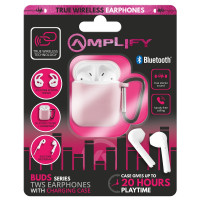 Amplify Buds Series True Wireless Earphones with Silicone Accessories - Pink - AM-1119-PK